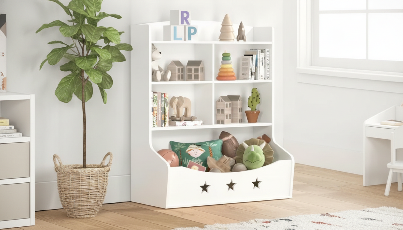 Kids Wooden Bookshelf Guide: Size, Safety, Setup